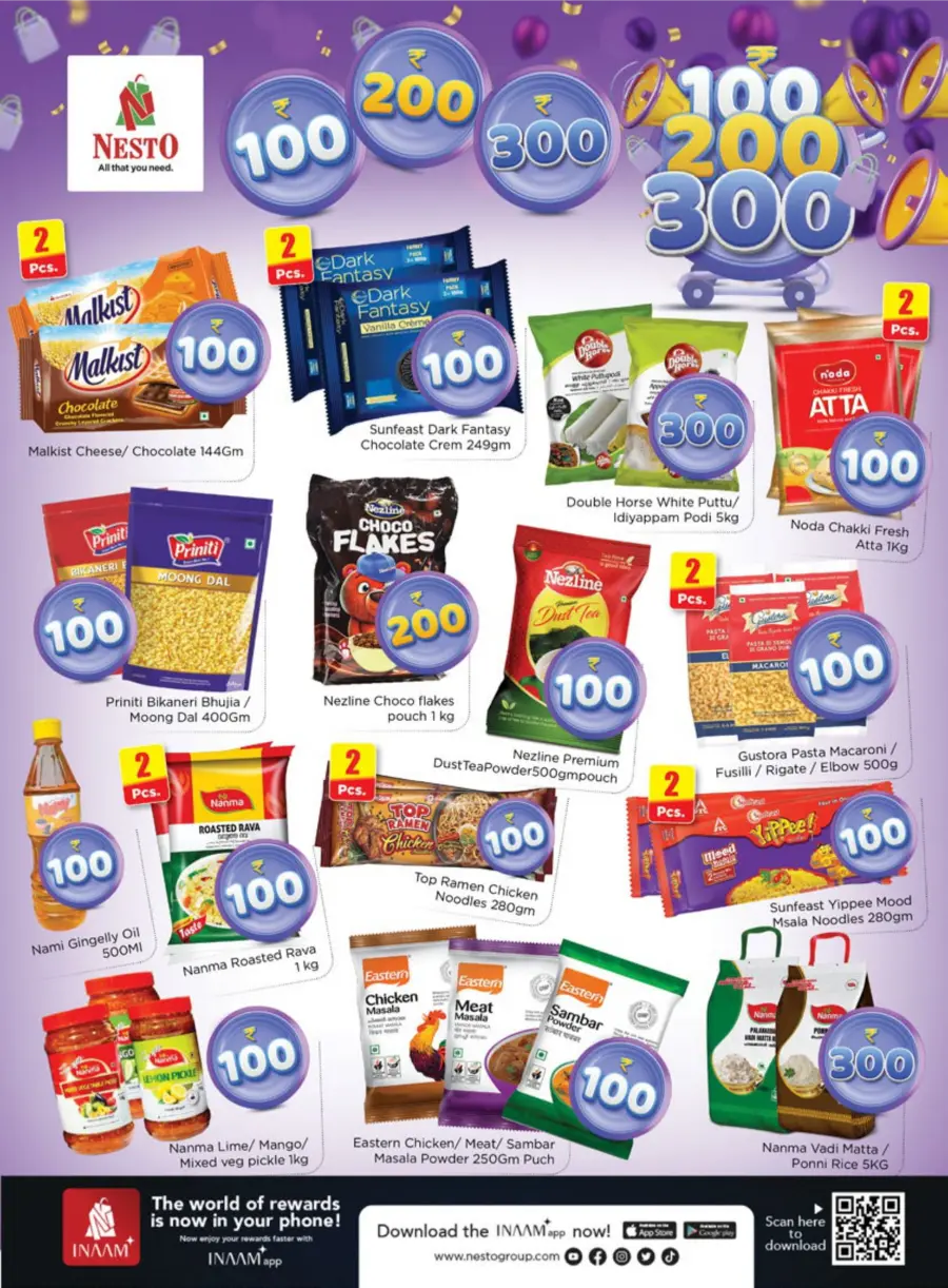 100–200–300 Deals – Shop More, Spend Less! In Nesto Easy Calicut