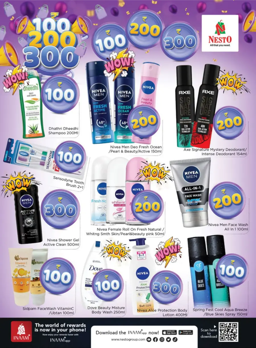 100–200–300 Deals – Shop More, Spend Less! In Nesto Easy Calicut
