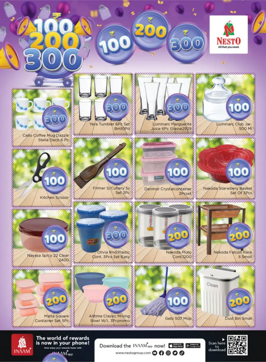 100–200–300 Deals – Shop More, Spend Less! In Nesto Easy Calicut
