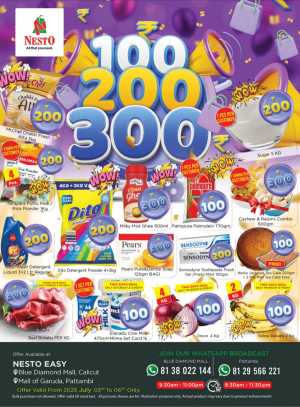 100–200–300 Deals – Shop More, Spend Less! In Nesto Easy Calicut