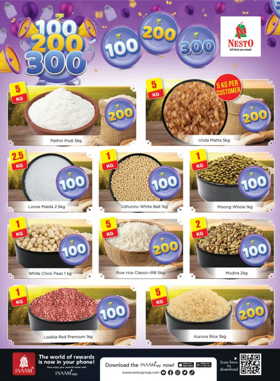 100–200–300 Deals – Shop More, Spend Less! In Nesto Easy Calicut