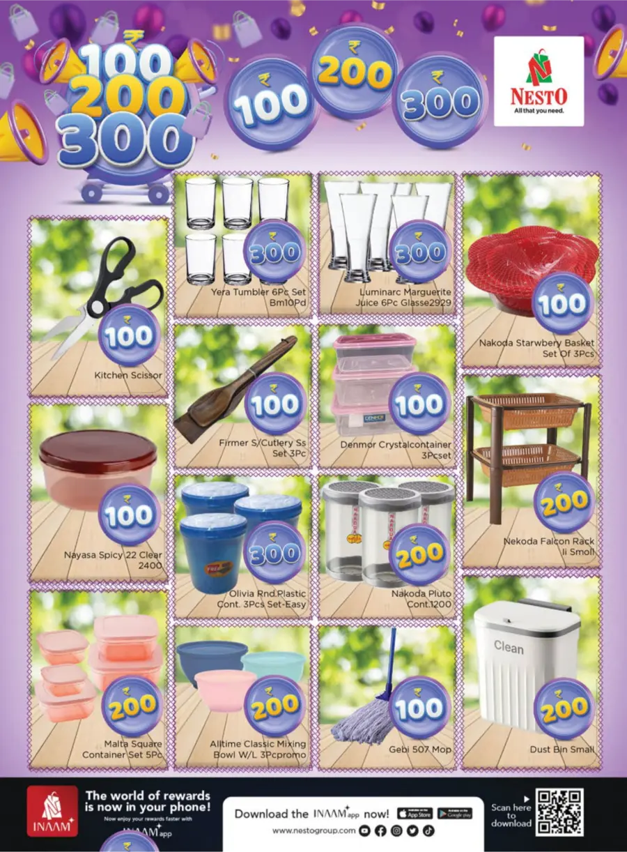 100–200–300 Deals – Shop More, Spend Less! In Nesto Easy Calicut