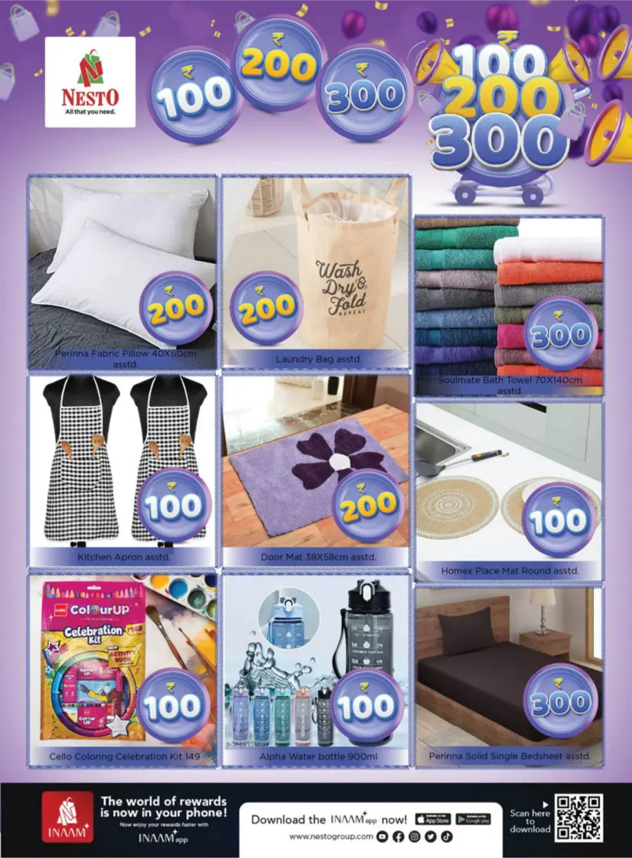 100–200–300 Deals – Shop More, Spend Less! In Nesto Easy Calicut