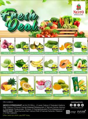 Fresh Deals In Nesto Hypermarket Calicut,Malappuram,Kannur,Thrissur,Wayanad,Palakkad