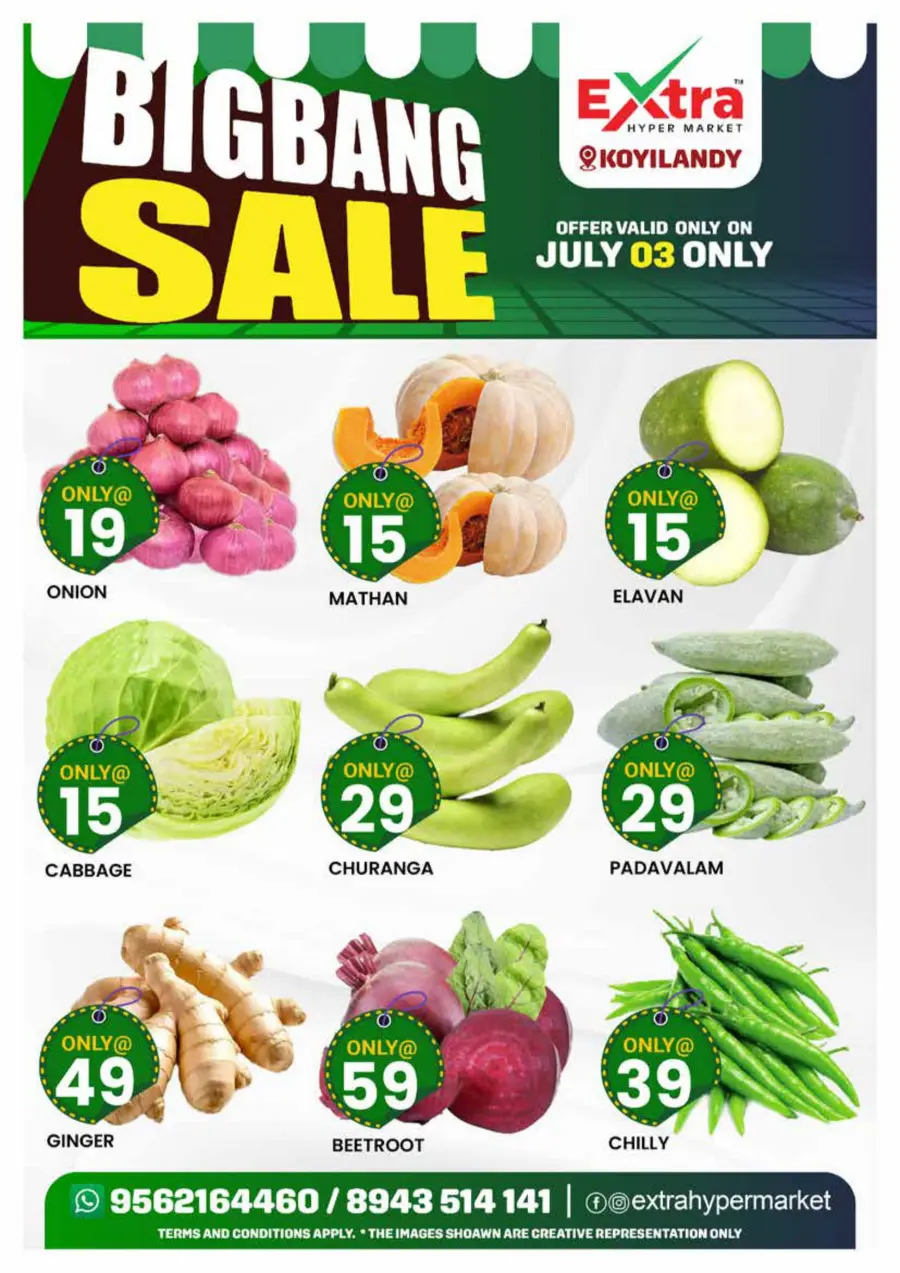Big Bang Sale – Save Big Now! In Extra hypermarket Calicut