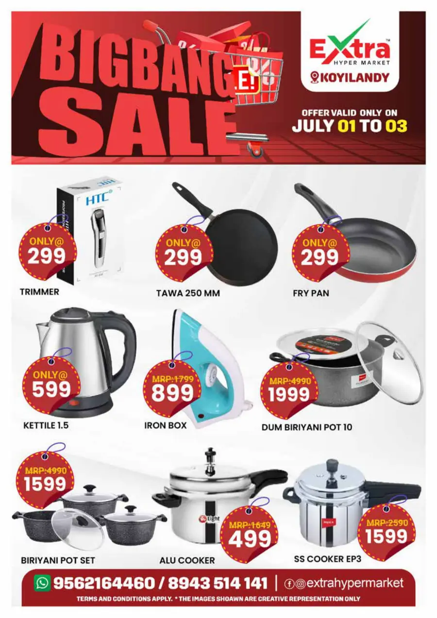 Big Bang Sale – Save Big Now! In Extra hypermarket Calicut