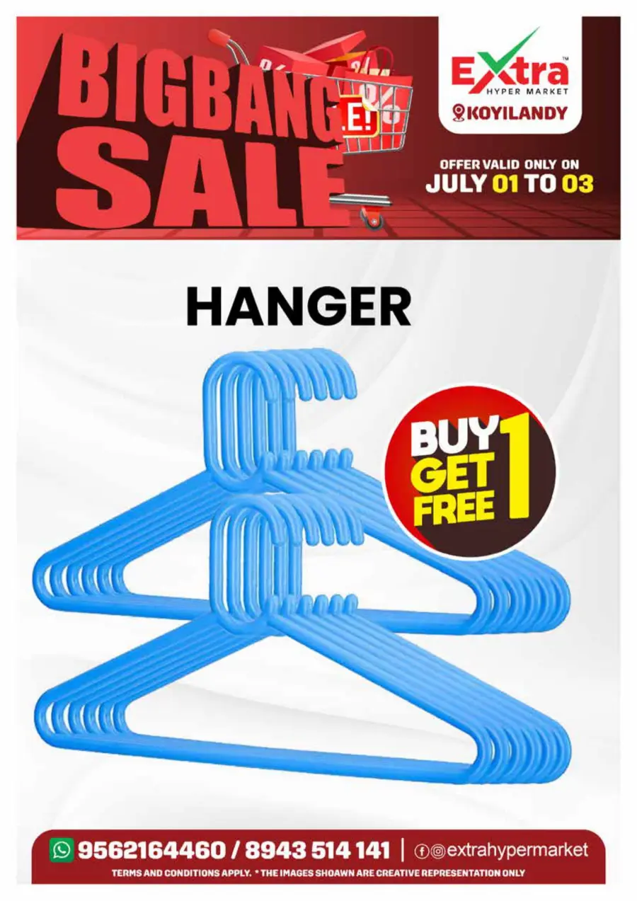 Big Bang Sale – Save Big Now! In Extra hypermarket Calicut