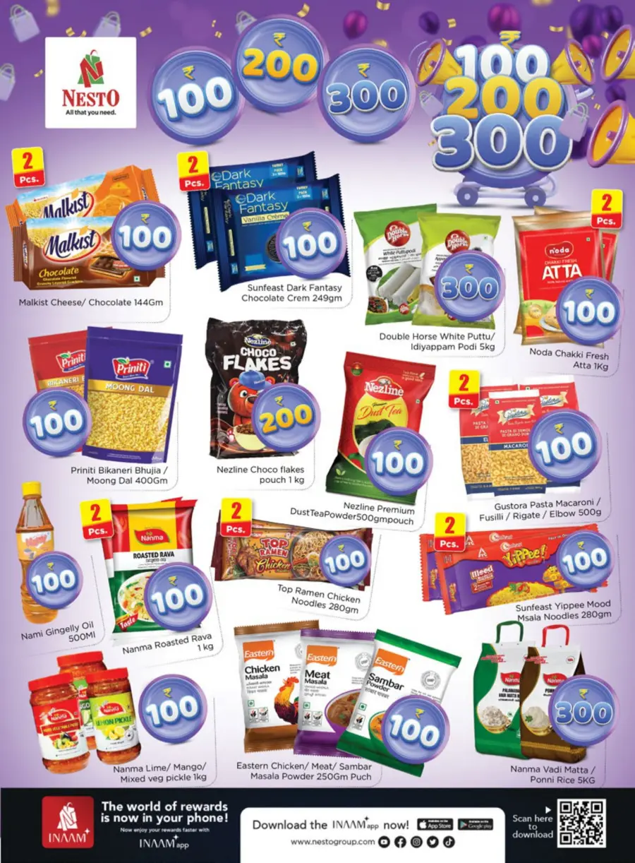 100–200–300 Deals – Shop More, Spend Less! In Nesto Hypermarket Calicut