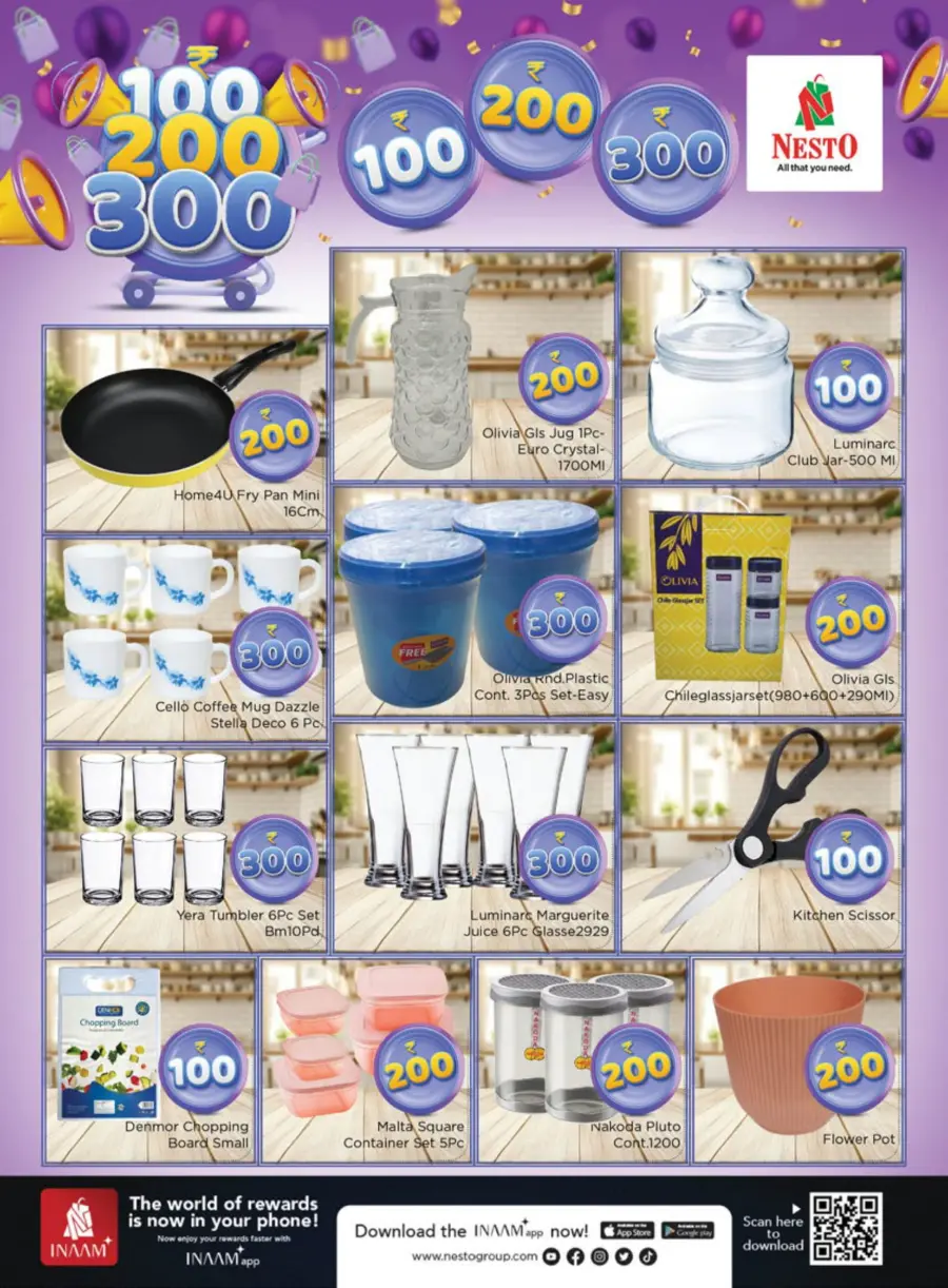 100–200–300 Deals – Shop More, Spend Less! In Nesto Hypermarket Calicut