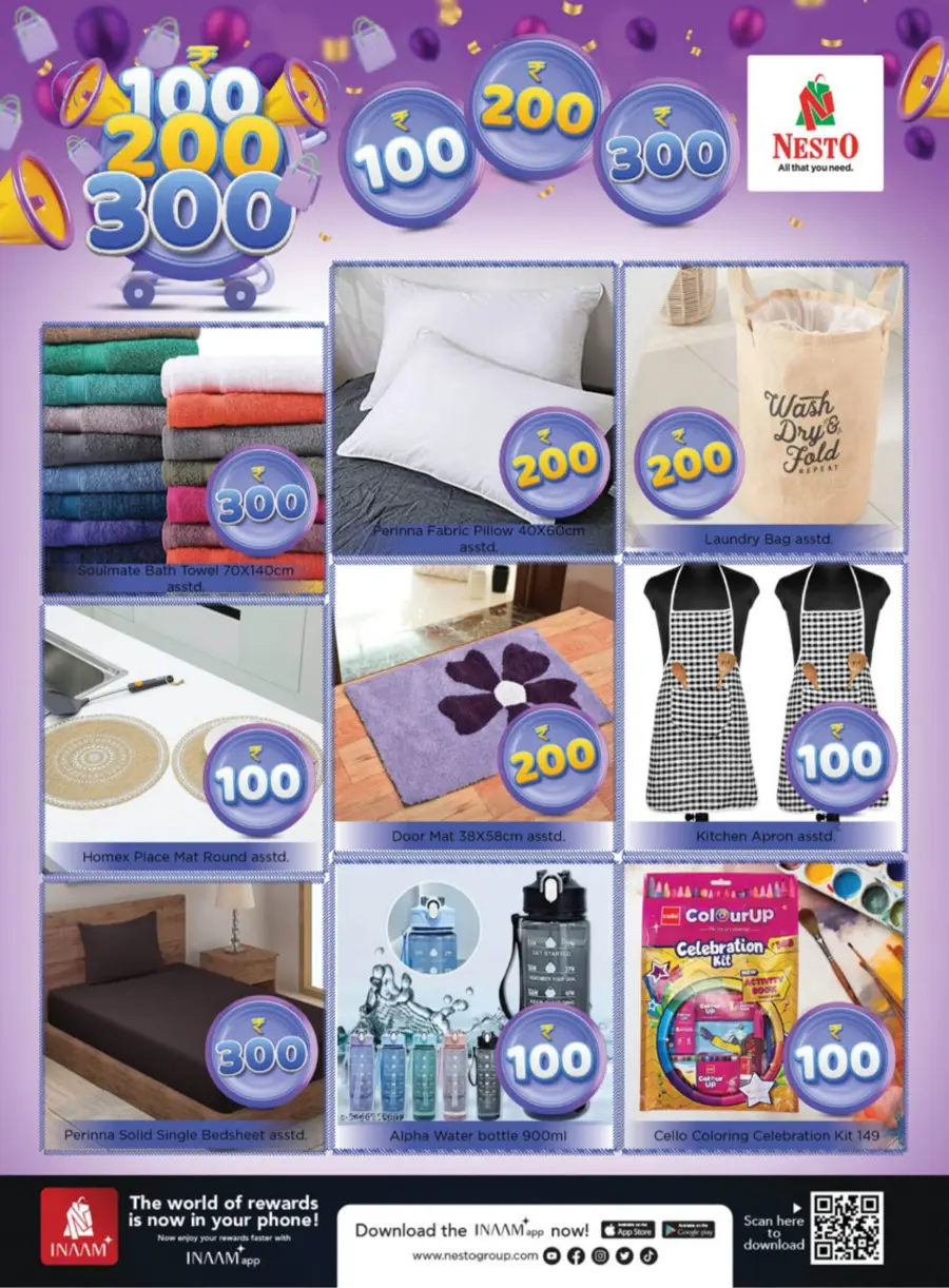 100–200–300 Deals – Shop More, Spend Less! In Nesto Hypermarket Calicut
