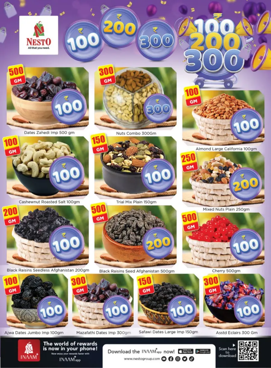 100–200–300 Deals – Shop More, Spend Less! In Nesto Hypermarket Calicut