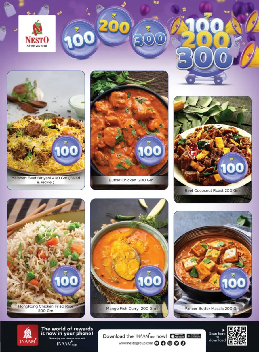 100–200–300 Deals – Shop More, Spend Less! In Nesto Hypermarket Calicut
