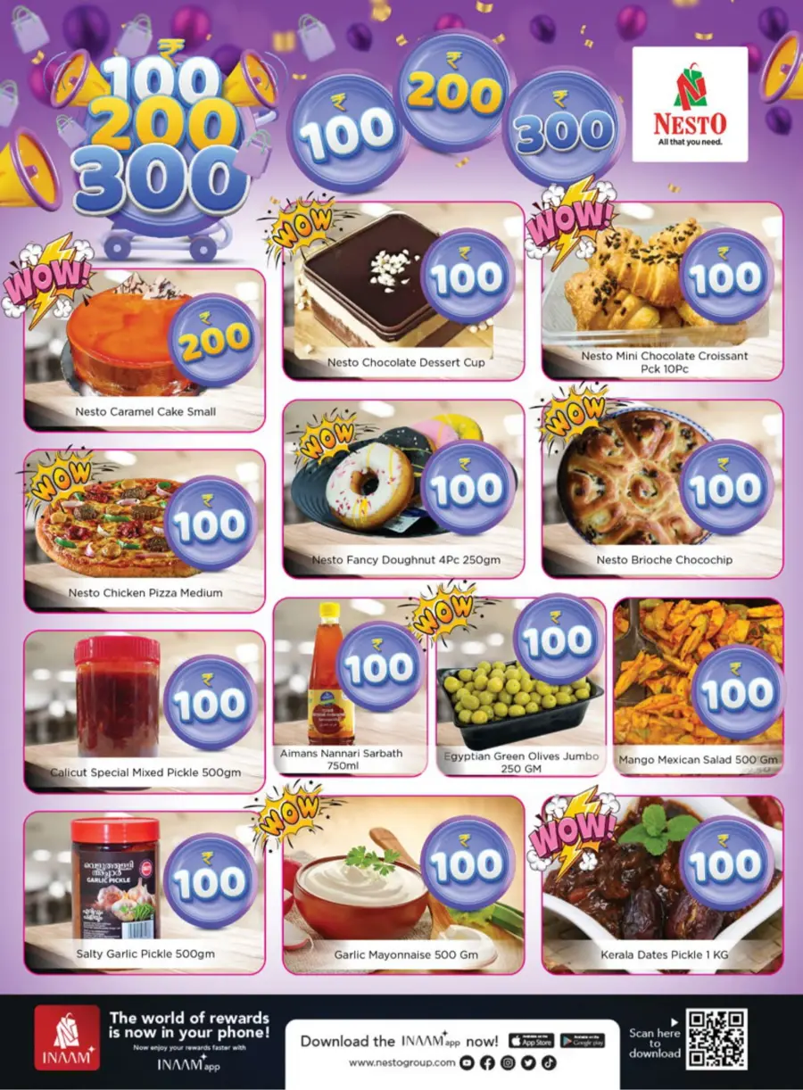 100–200–300 Deals – Shop More, Spend Less! In Nesto Hypermarket Calicut