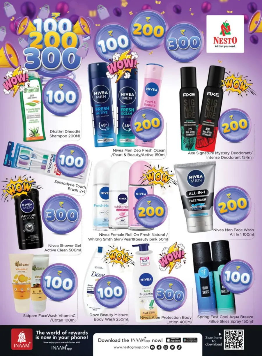 100–200–300 Deals – Shop More, Spend Less! In Nesto Hypermarket Calicut