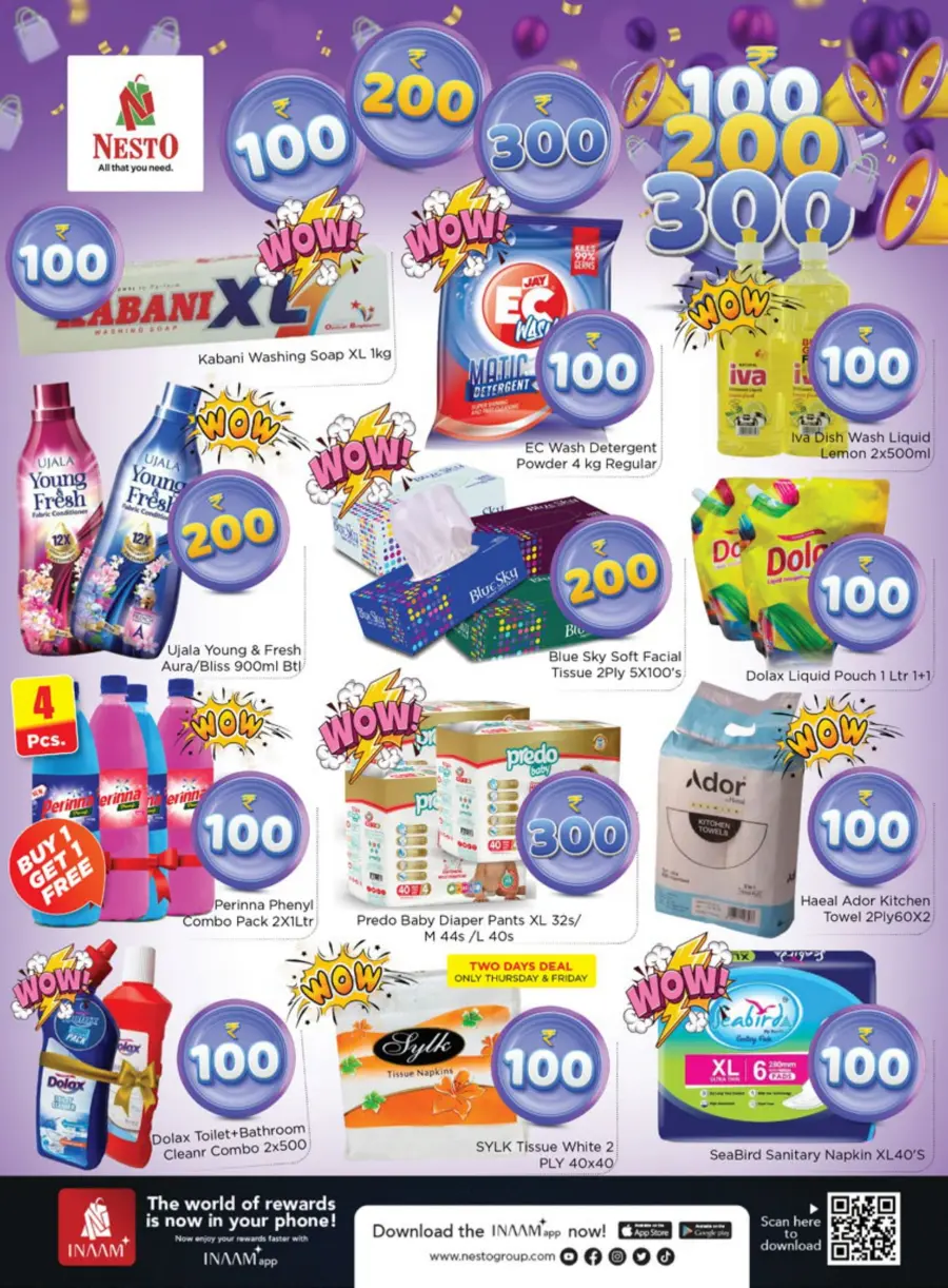 100–200–300 Deals – Shop More, Spend Less! In Nesto Hypermarket Calicut