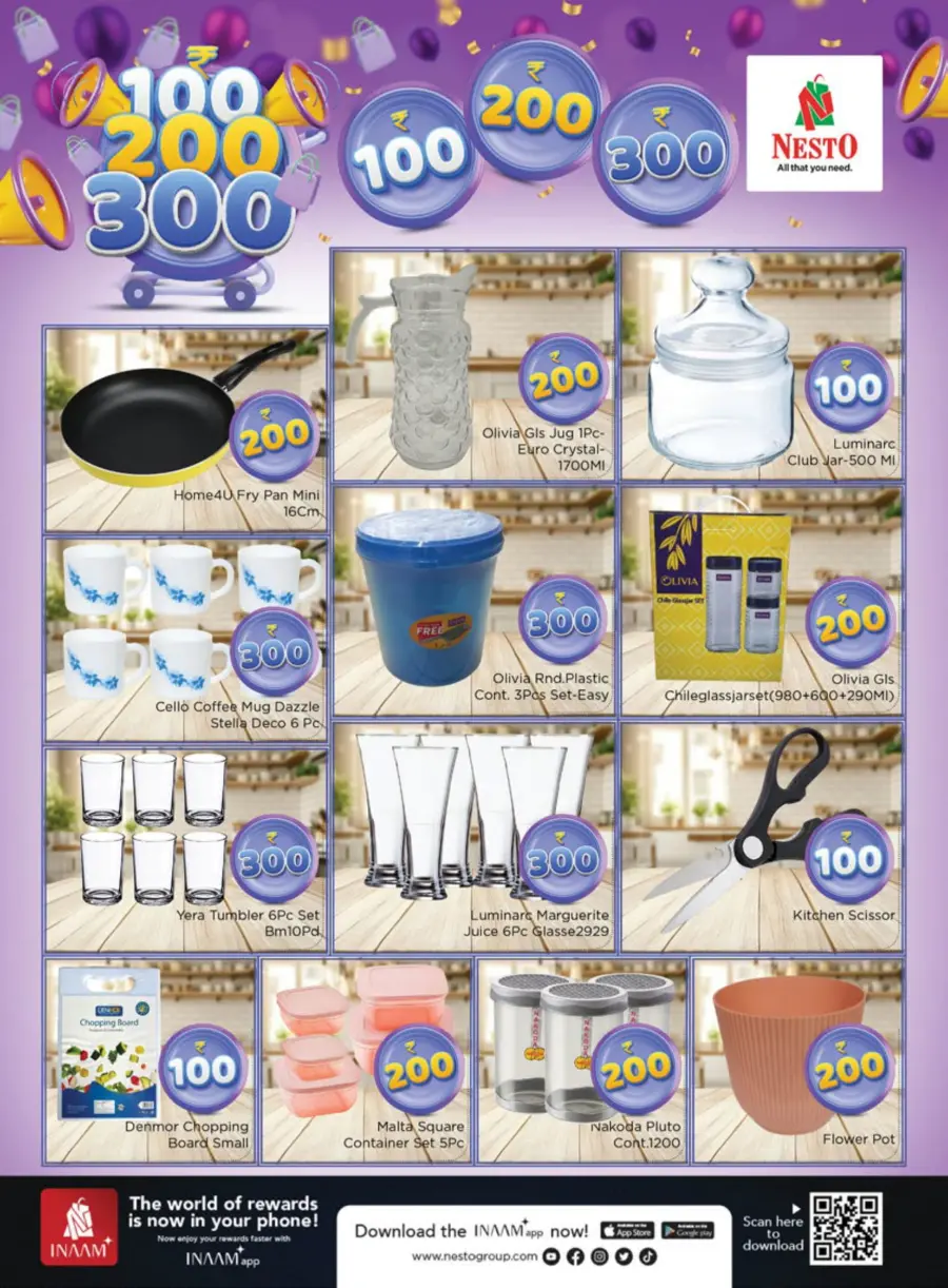 100–200–300 Deals – Shop More, Spend Less! In Nesto Hypermarket Calicut