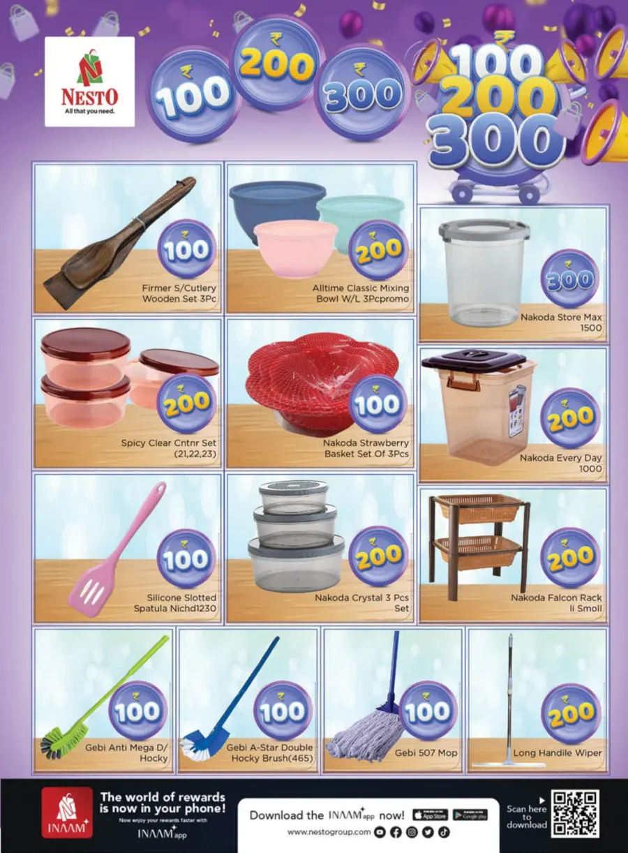 100–200–300 Deals – Shop More, Spend Less! In Nesto Hypermarket Calicut
