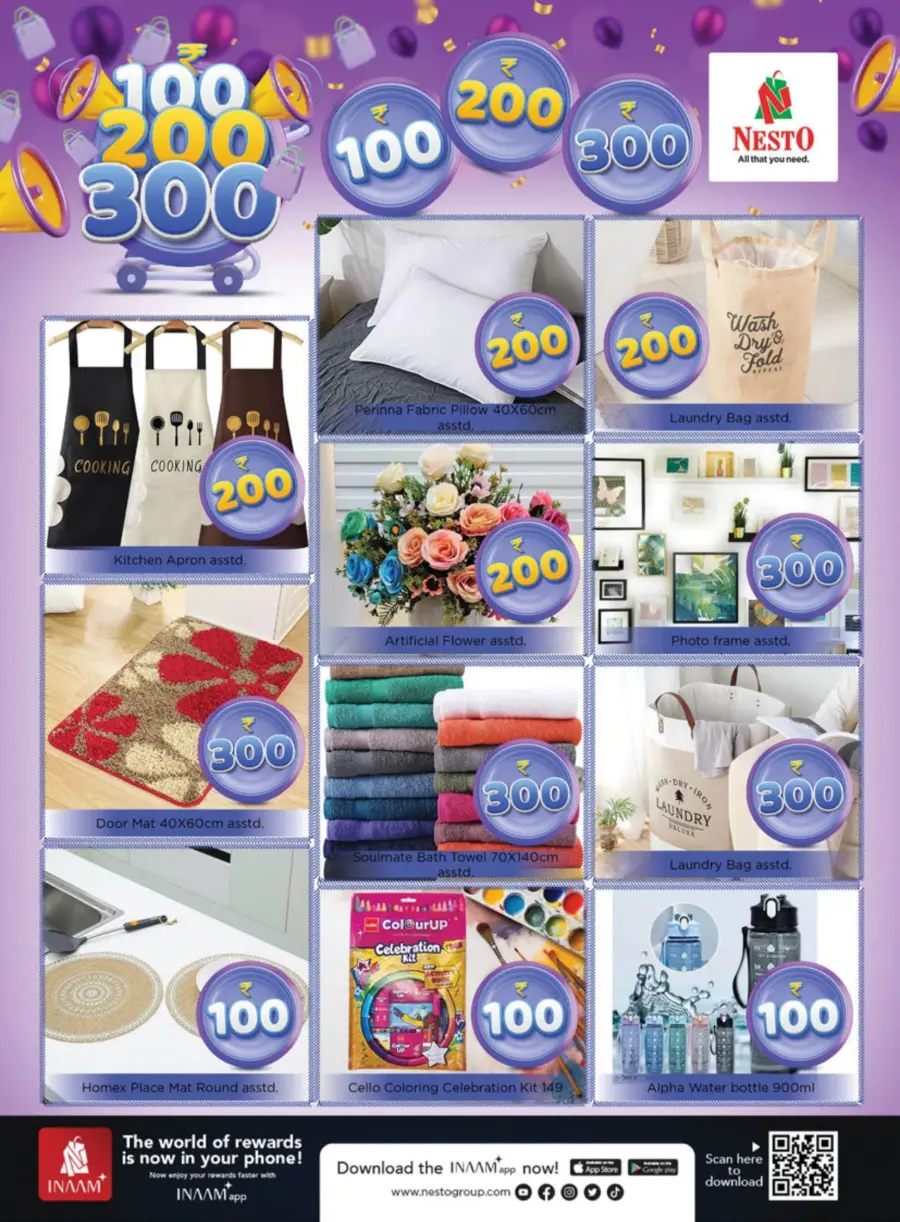 100–200–300 Deals – Shop More, Spend Less! In Nesto Hypermarket Calicut