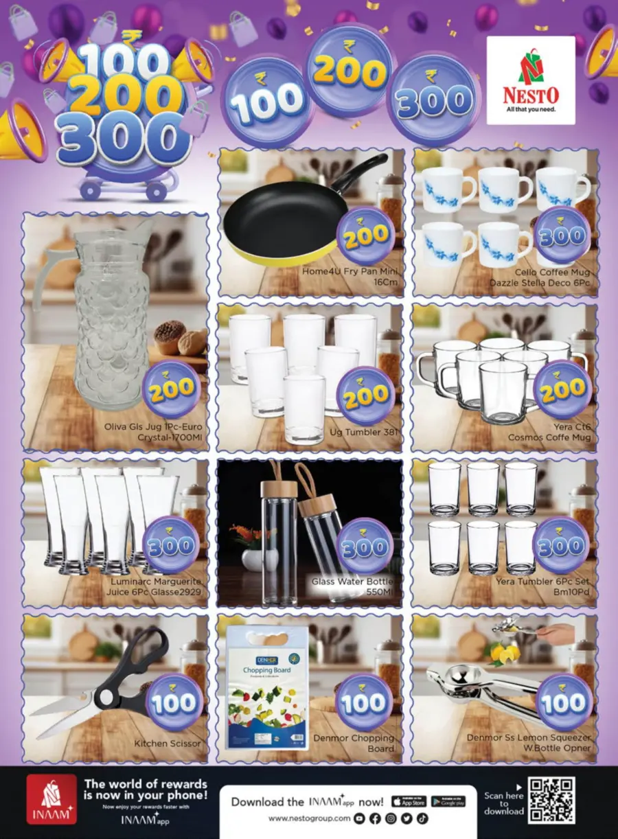 100–200–300 Deals – Shop More, Spend Less! In Nesto Hypermarket Wayanad
