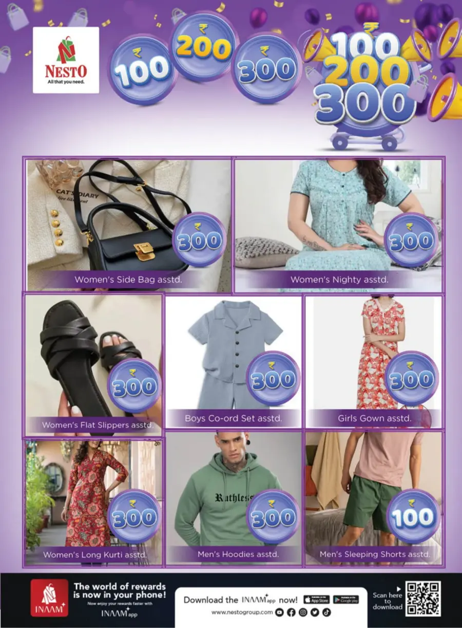 100–200–300 Deals – Shop More, Spend Less! In Nesto Hypermarket Wayanad