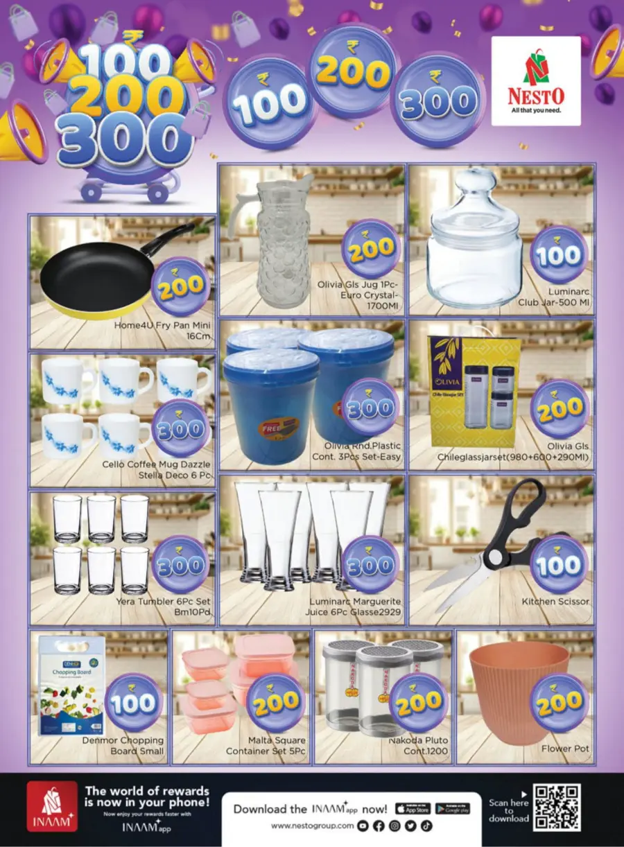 100–200–300 Deals – Shop More, Spend Less! In Nesto Hypermarket Kannur