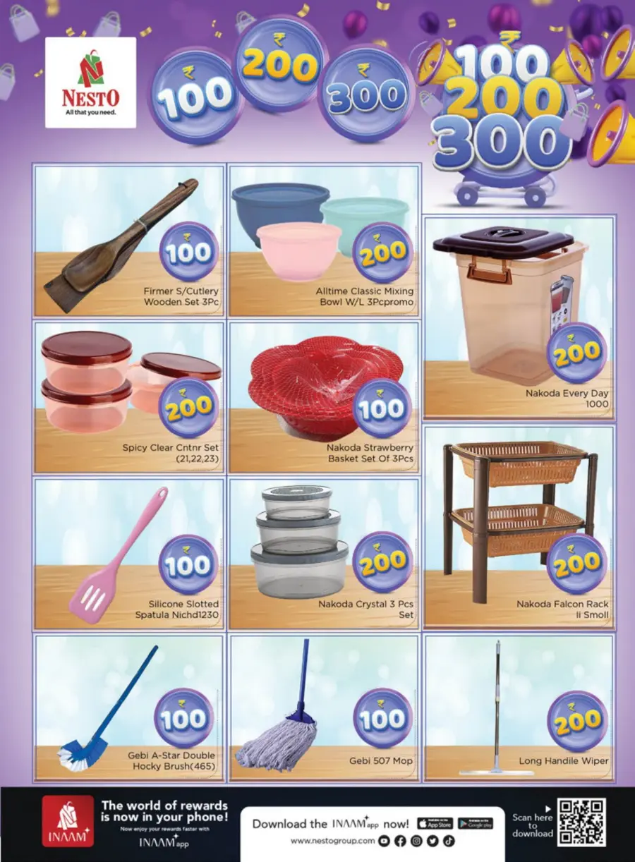 100–200–300 Deals – Shop More, Spend Less! In Nesto Hypermarket Kannur