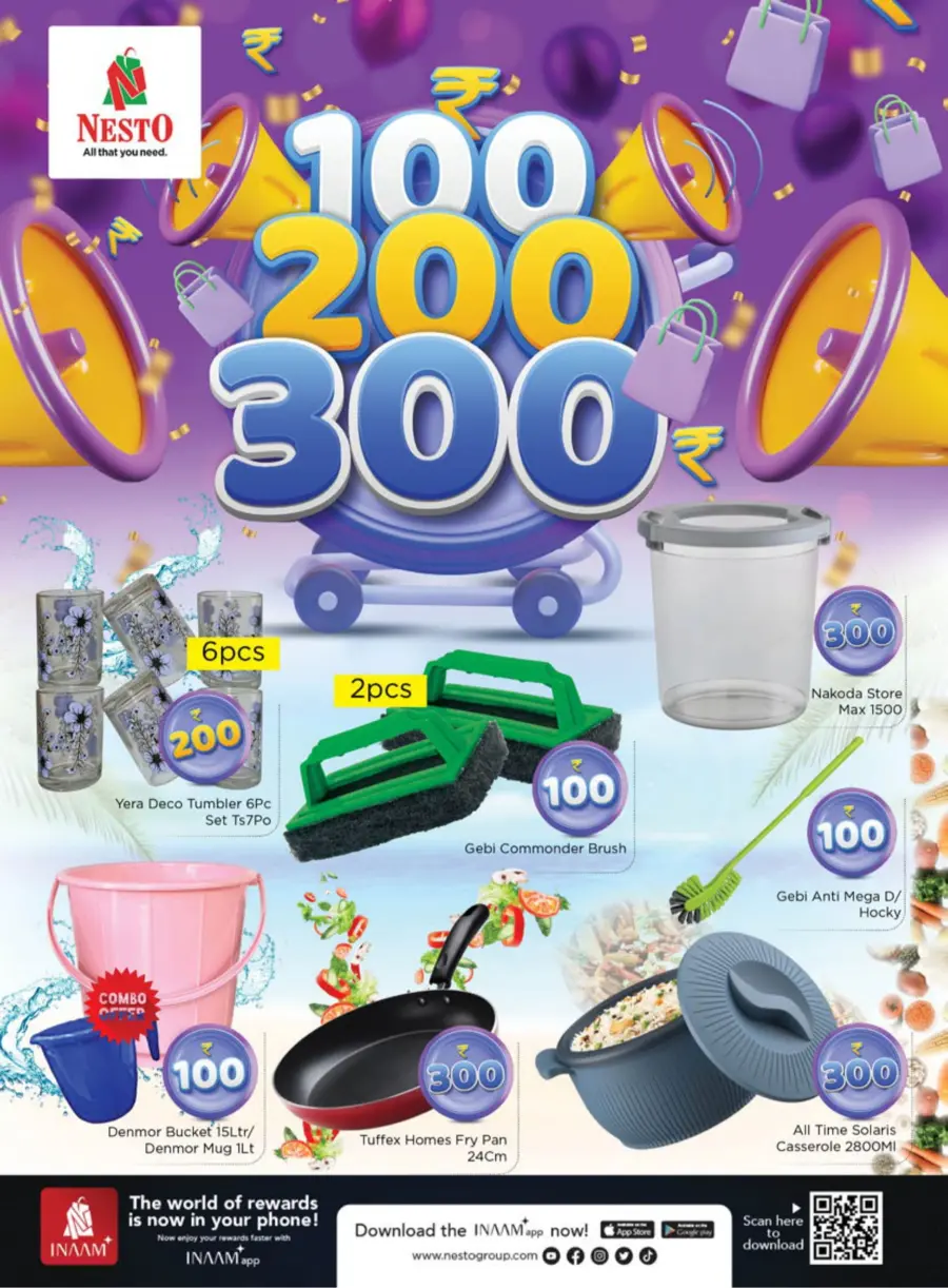 100–200–300 Deals – Shop More, Spend Less! In Nesto Hypermarket Kannur