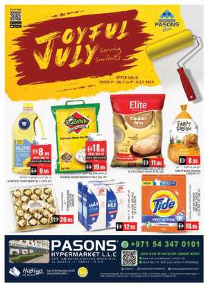 Joyful July In Pasons Dubai