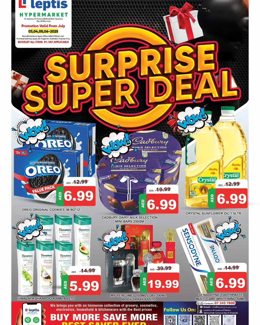 Susprise Super Deal In Leptis Hypermarket Ras al Khaimah