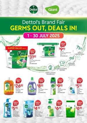 Dettol's Brand Fair In Giant Singapore