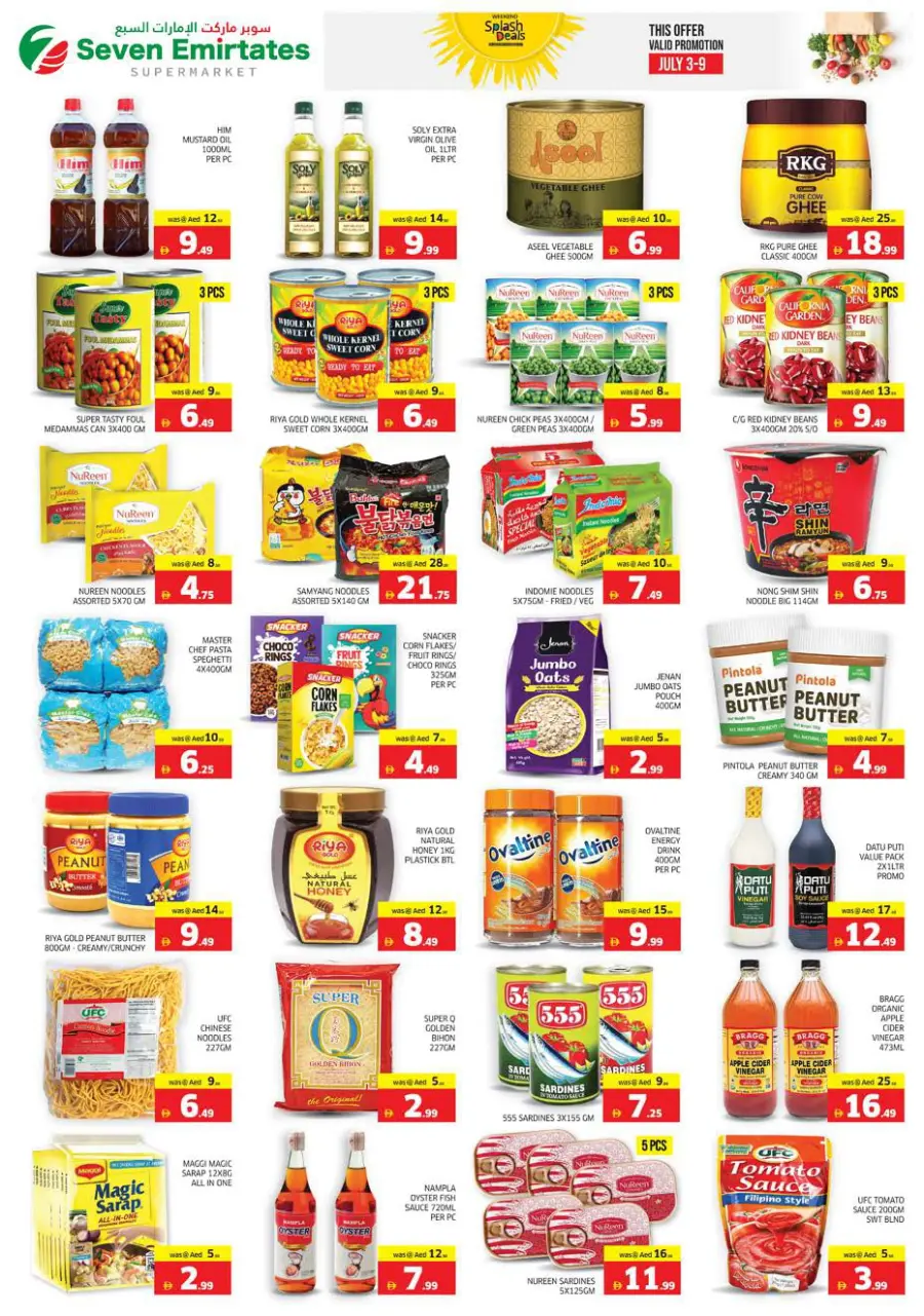Splash Deals In Seven Emirates Supermarket Abu Dhabi