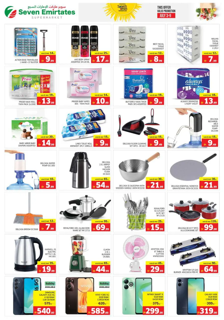 Splash Deals In Seven Emirates Supermarket Abu Dhabi