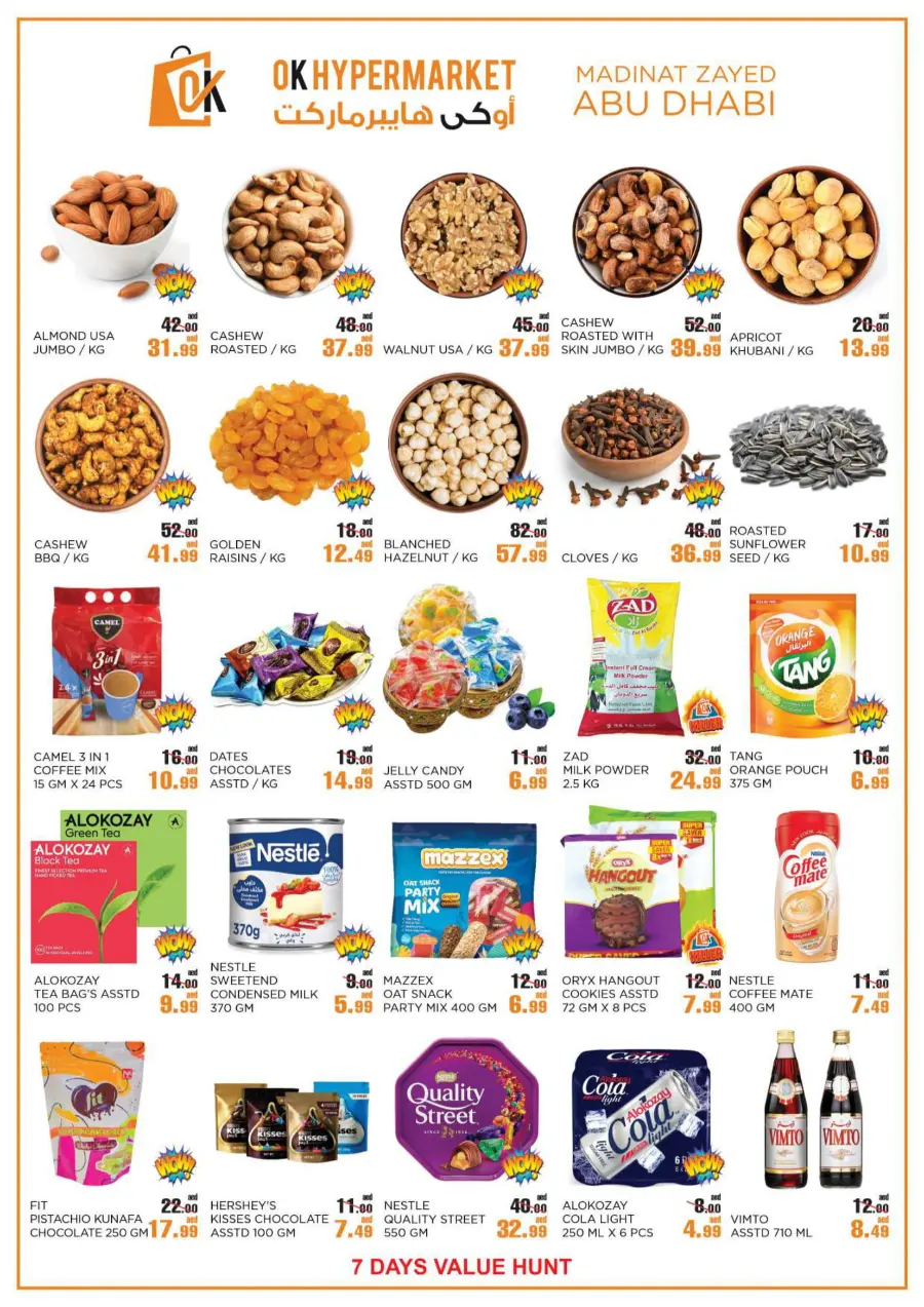 7 Days Value Hunt In OK Hypermarket Abu Dhabi