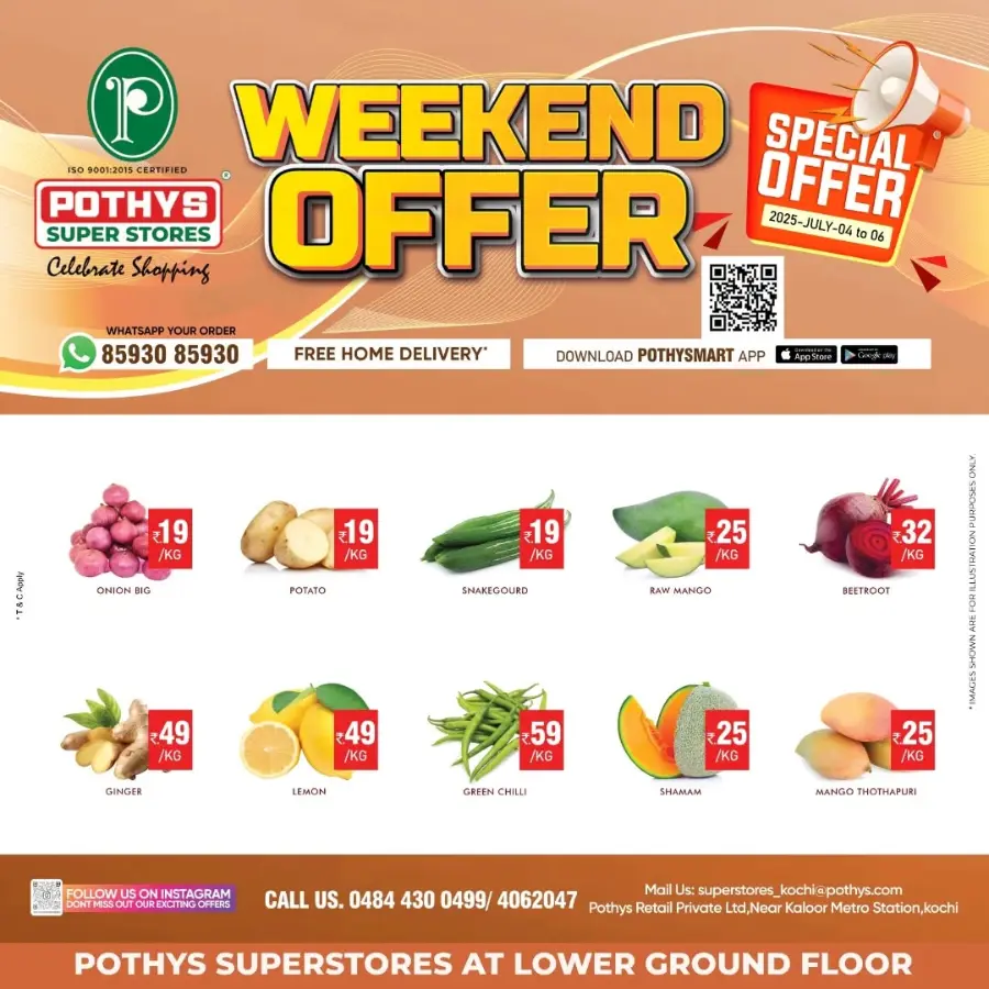 Weekend Offer – Big Savings Now On! In Pothys Superstores Ernakulam