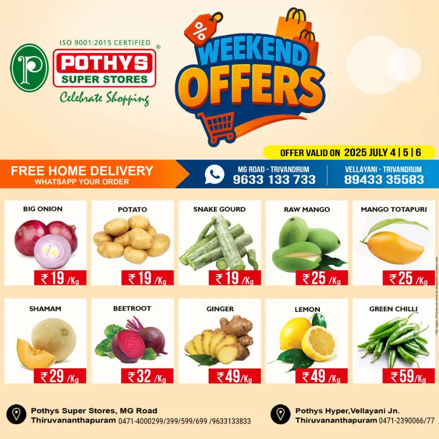 Weekend Offers In Pothys Superstores undefined