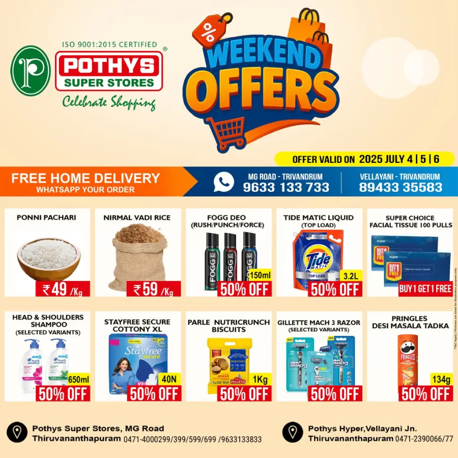 Weekend Offers In Pothys Superstores undefined