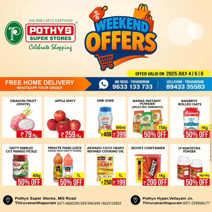 Weekend Offers In Pothys Superstores undefined