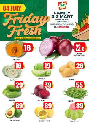 Friday Fresh In Family Big Mart Calicut