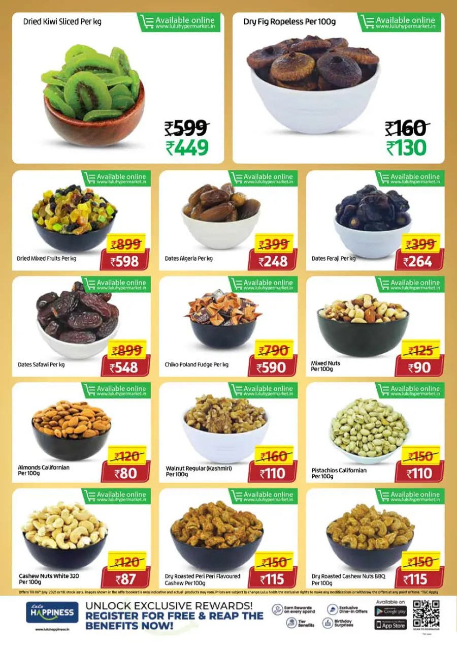 Half Price – Flat 50% OFF, Shop Now! In Lulu Hypermarket Calicut