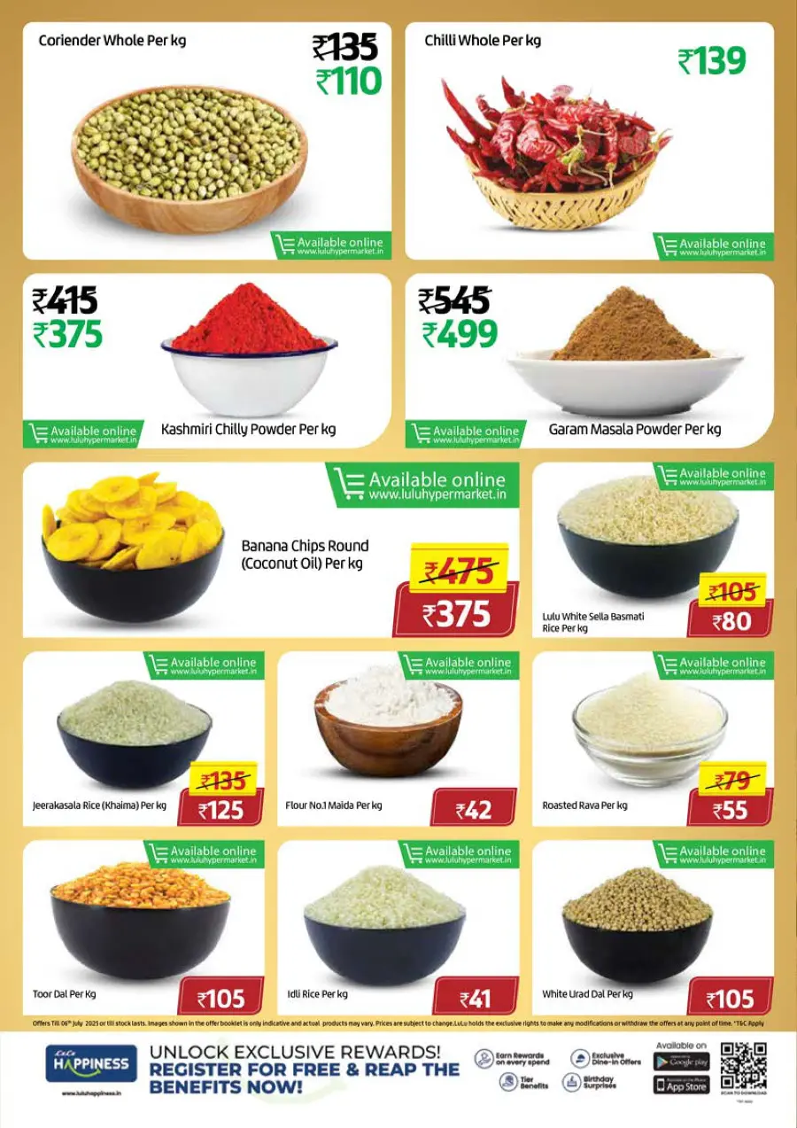 Half Price – Flat 50% OFF, Shop Now! In Lulu Hypermarket Calicut