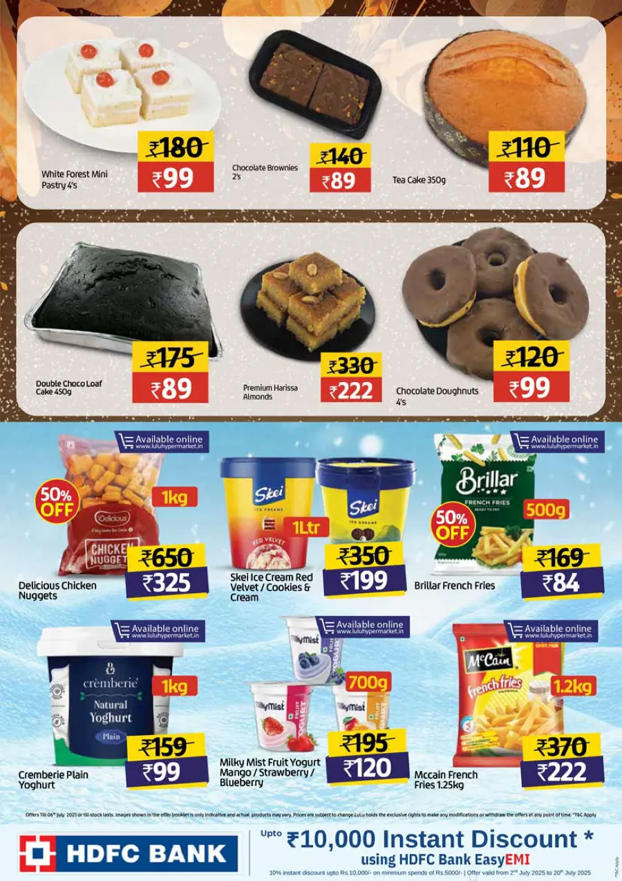Half Price – Flat 50% OFF, Shop Now! In Lulu Hypermarket Calicut