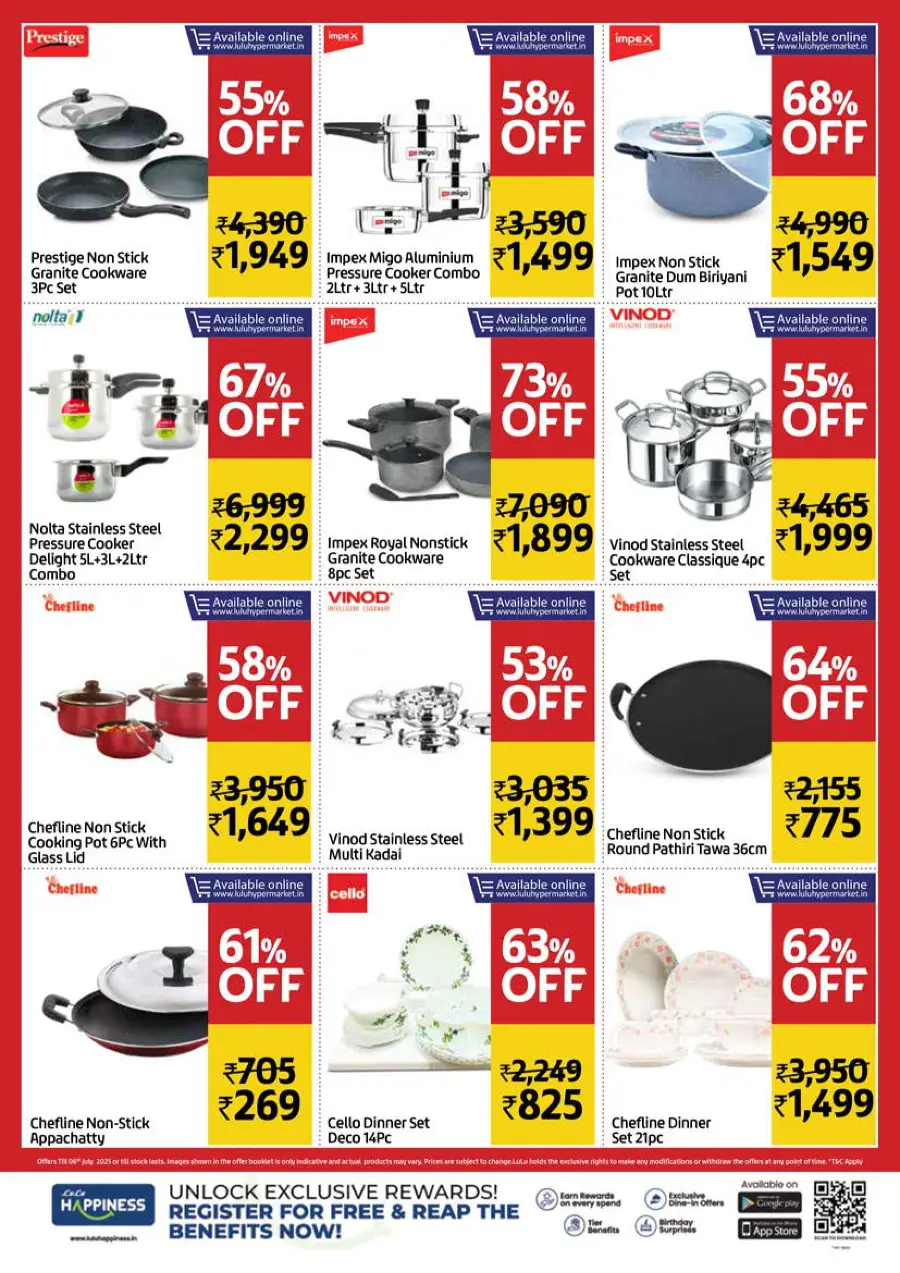 Half Price – Flat 50% OFF, Shop Now! In Lulu Hypermarket Calicut