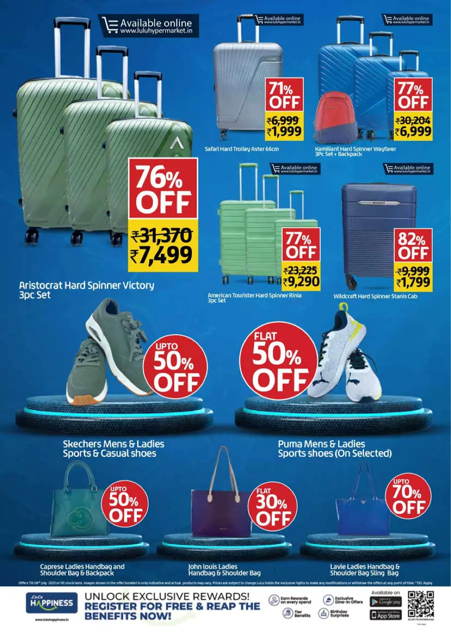 Half Price – Flat 50% OFF, Shop Now! In Lulu Hypermarket Calicut