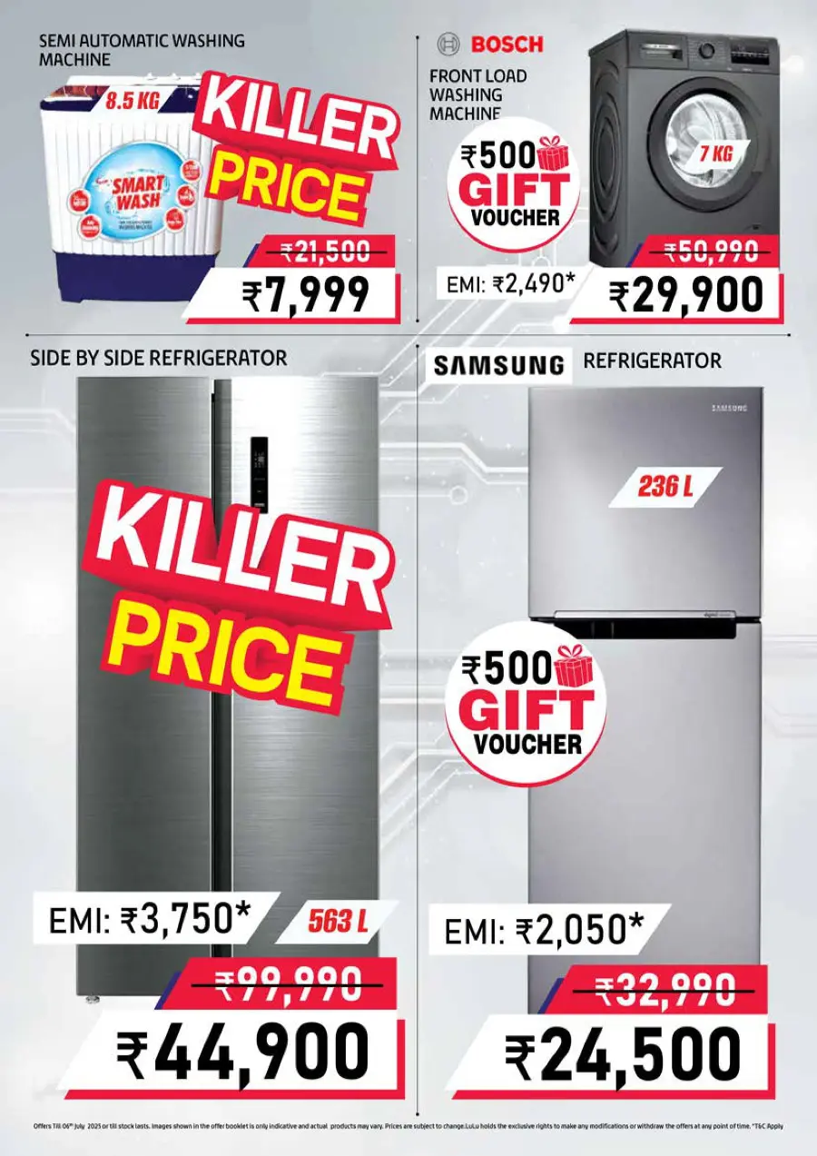 Half Price – Flat 50% OFF, Shop Now! In Lulu Hypermarket Calicut