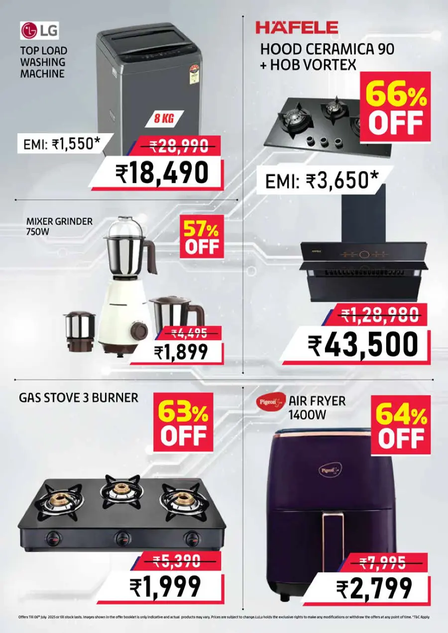 Half Price – Flat 50% OFF, Shop Now! In Lulu Hypermarket Calicut