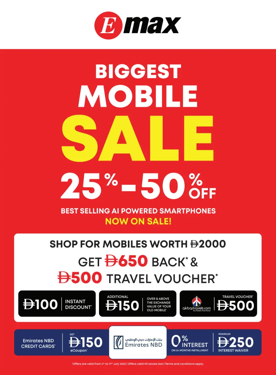 The BIGGEST Mobile Sale In Emax Ras al Khaimah