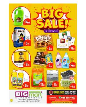 Big Sale In BIG mart Dubai