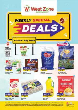 Weekly Special Deals In West Zone Supermarket Dubai,Abu Dhabi,Sharjah / Ajman