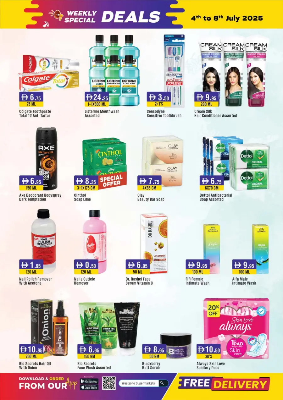 Weekly Special Deals In West Zone Supermarket Dubai