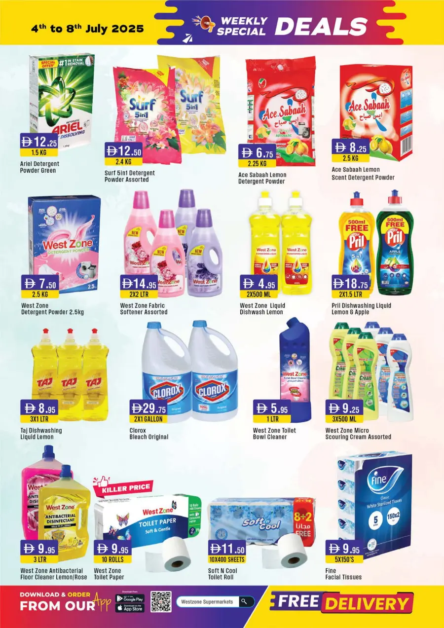 Weekly Special Deals In West Zone Supermarket Dubai